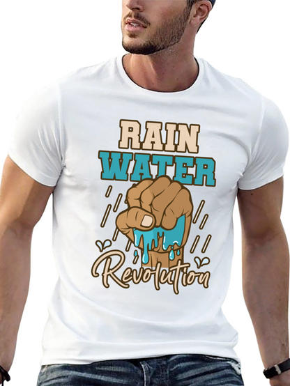 Rainwater Revolution Graphic T-Shirt - Black Cotton Tee
