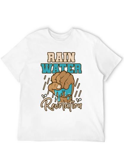 Rainwater Revolution Graphic T-Shirt - Black Cotton Tee