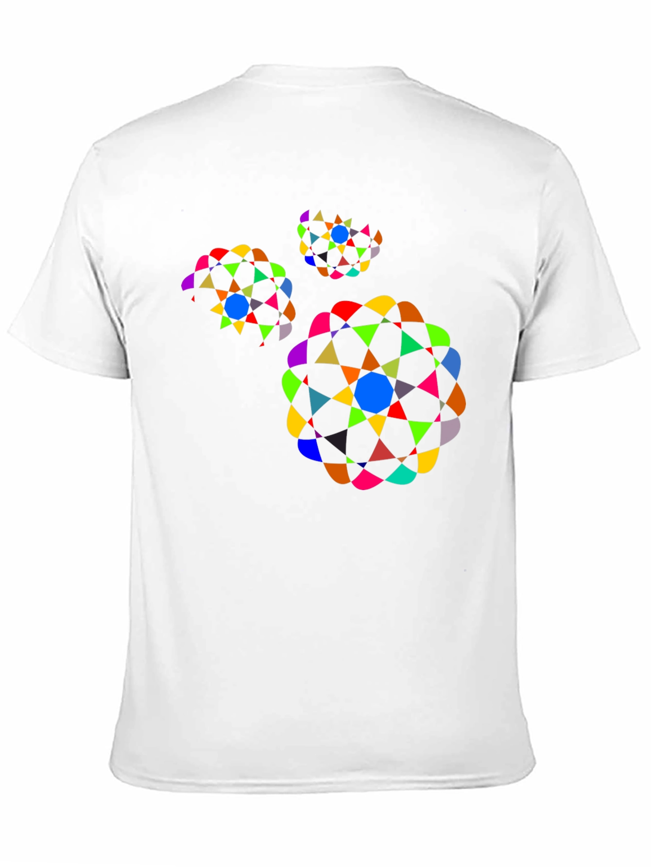 Geometric Pattern Black T-Shirt