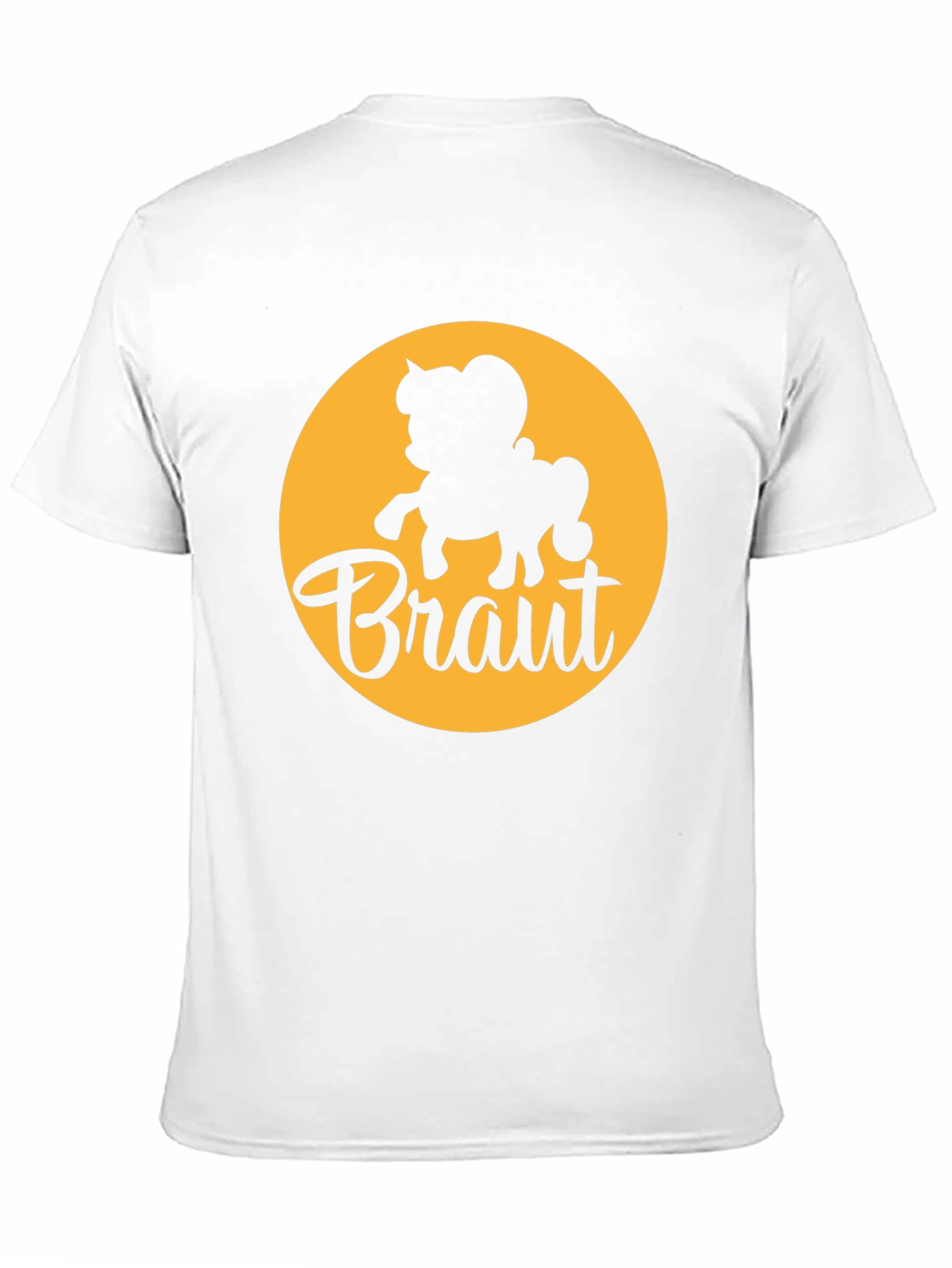 Bräutigam Groom Cartoon Horse Graphic Tee - Black