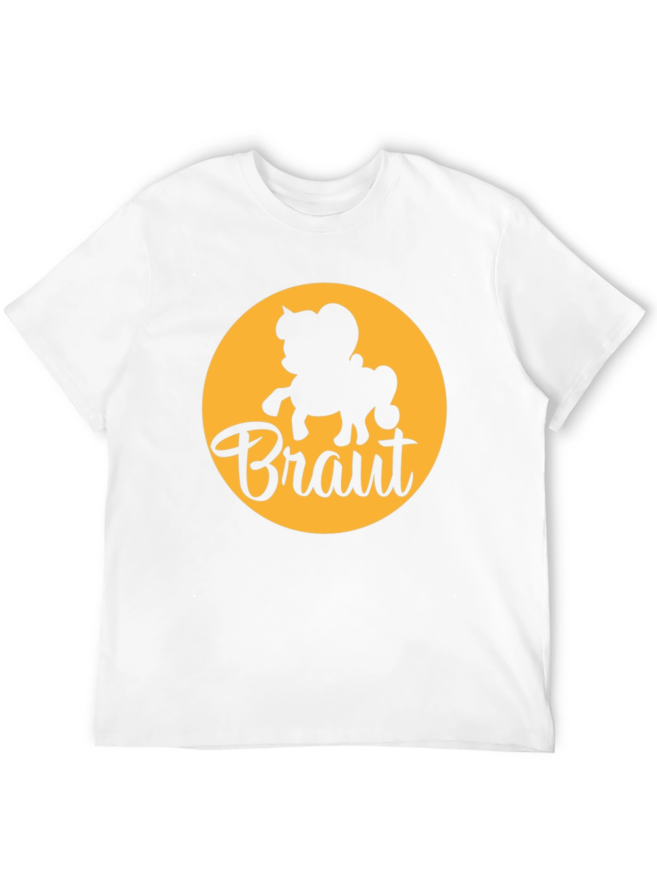 Bräutigam Groom Cartoon Horse Graphic Tee - Black