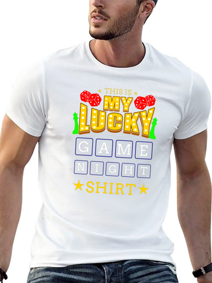 Lucky Game Night Shirt - Fun Graphic Tee