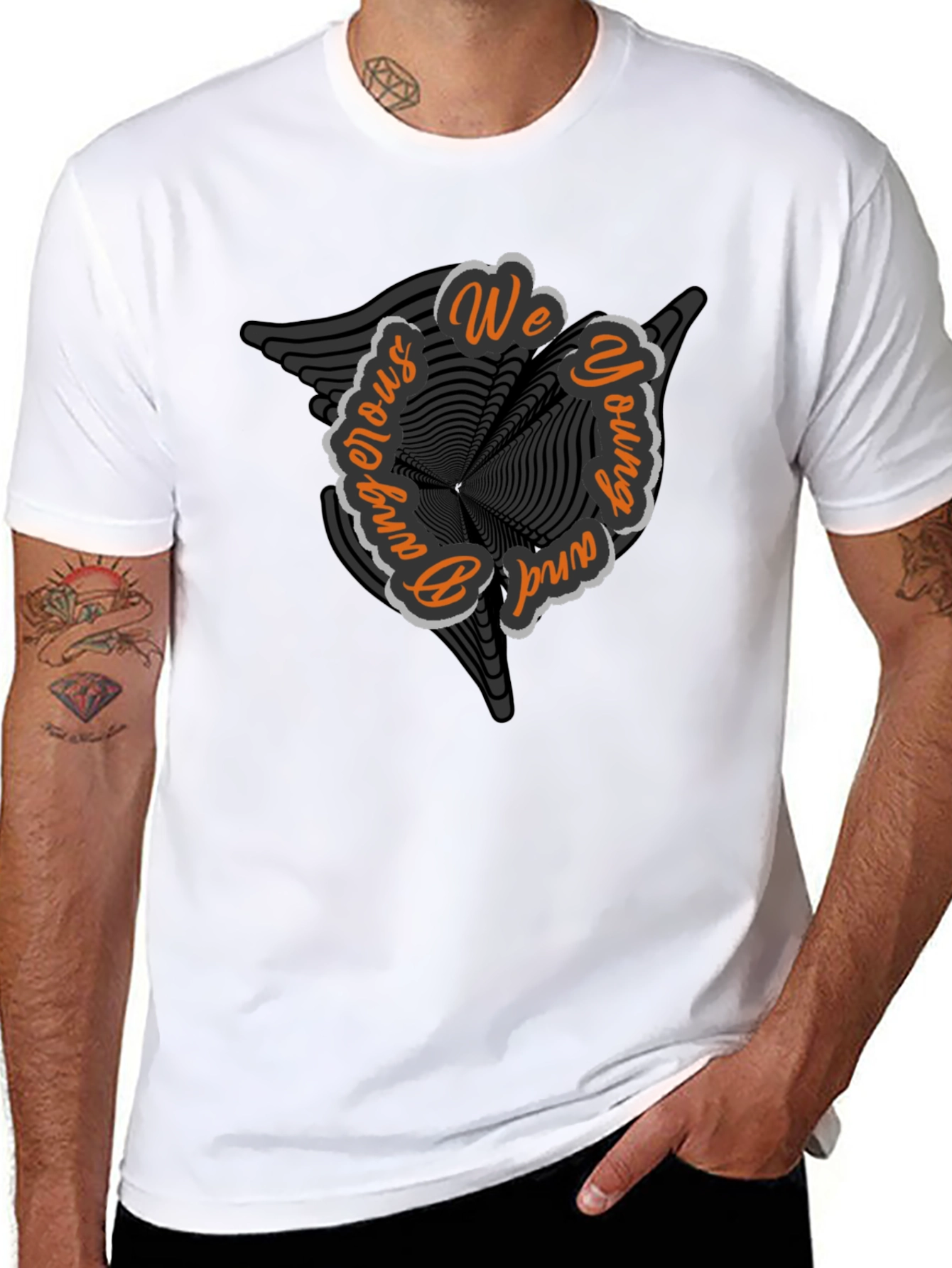 Edgy Graphic Tee - We Young & Dangerous