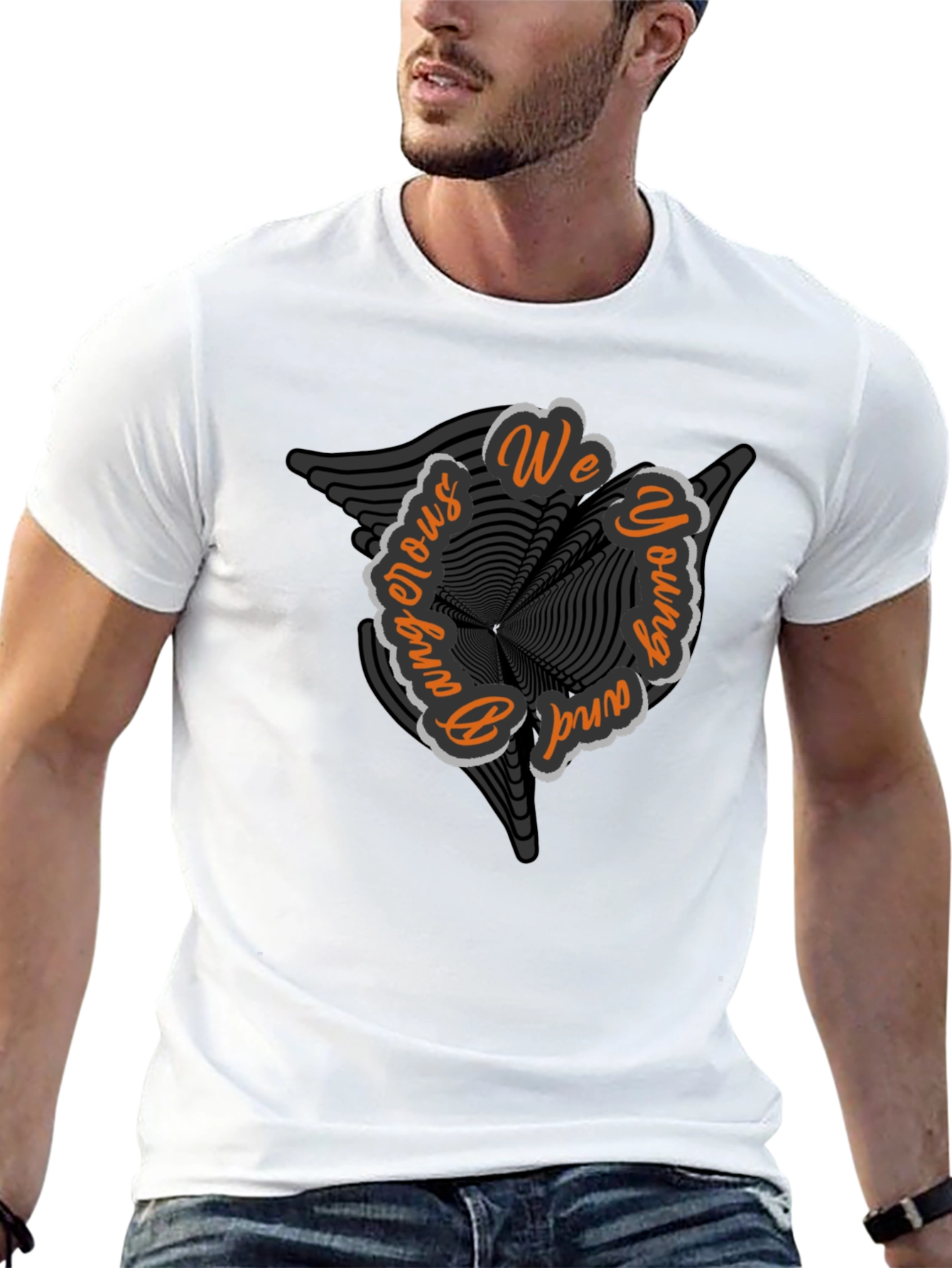 Edgy Graphic Tee - We Young & Dangerous