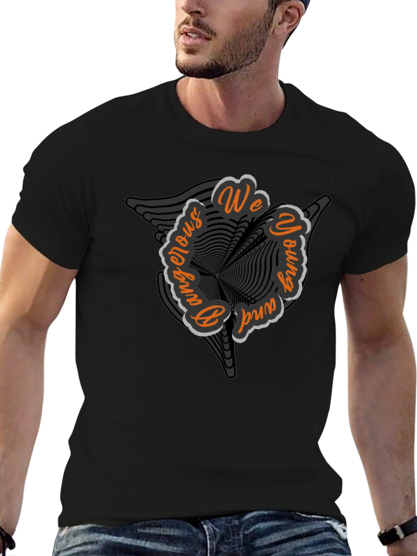 Edgy Graphic Tee - We Young & Dangerous
