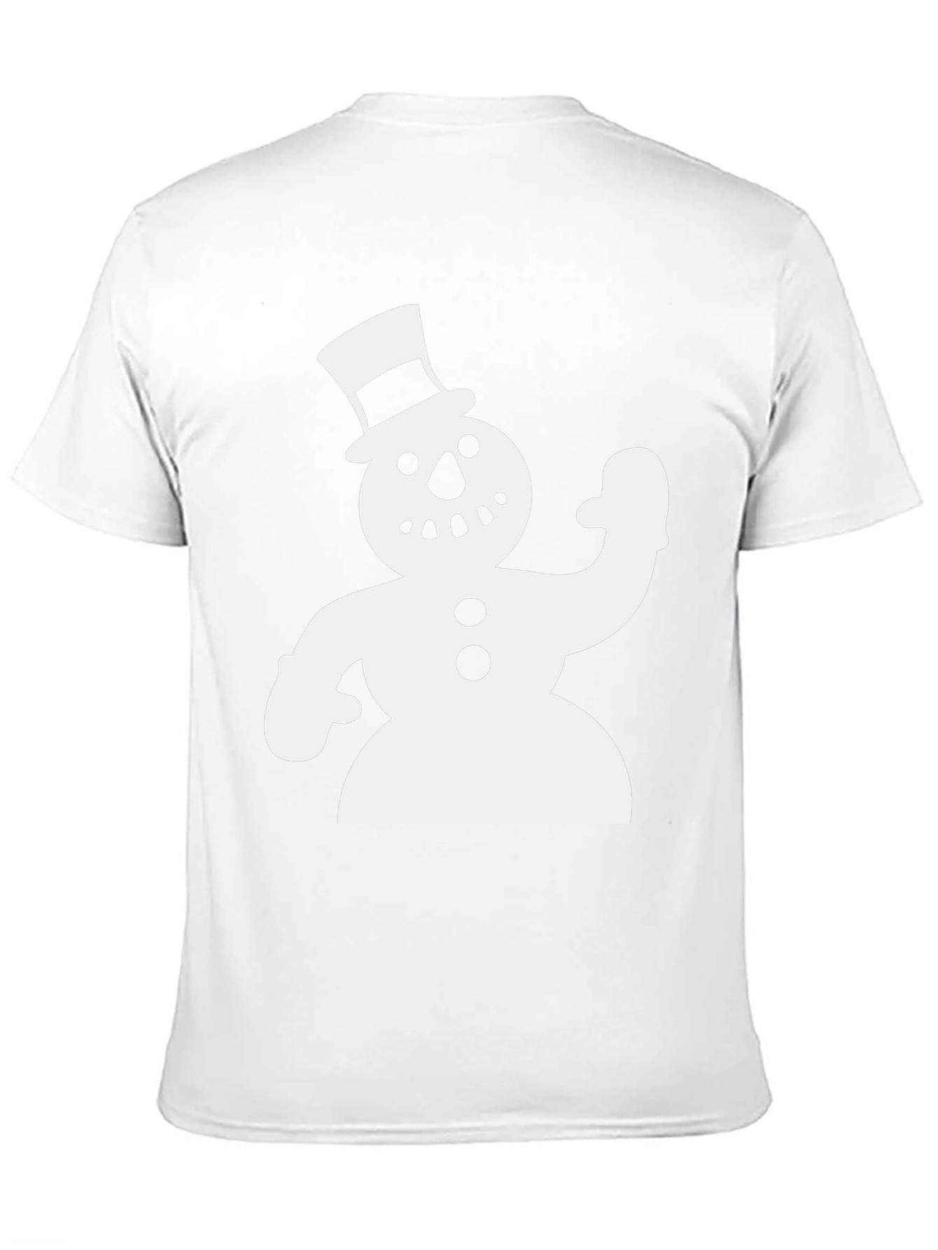 Snowman Graphic Black T-Shirt