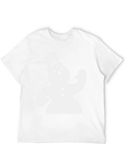 Snowman Graphic Black T-Shirt