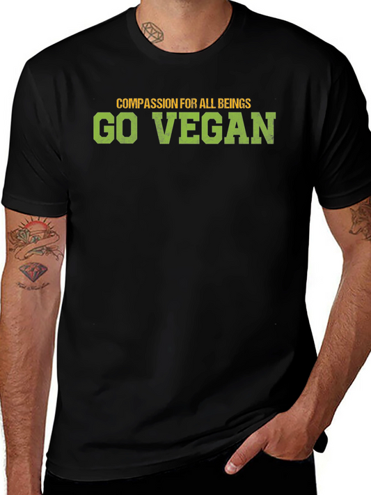 Go Vegan T-Shirt - Compassion for All Beings