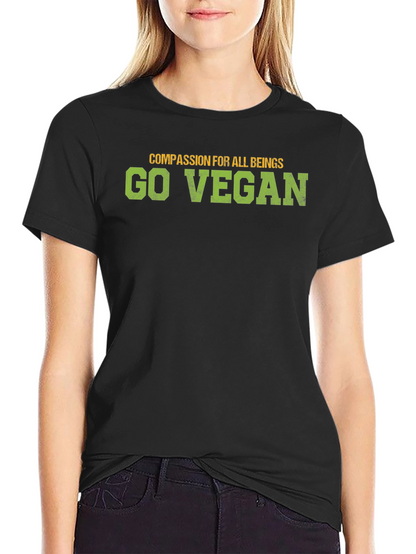 Go Vegan T-Shirt - Compassion for All Beings