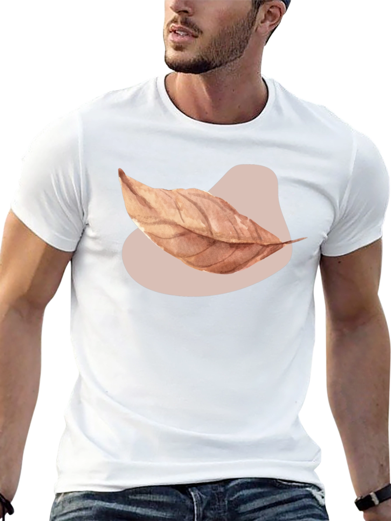 Autumn Leaf Graphic Tee - Stylish Casual Wear