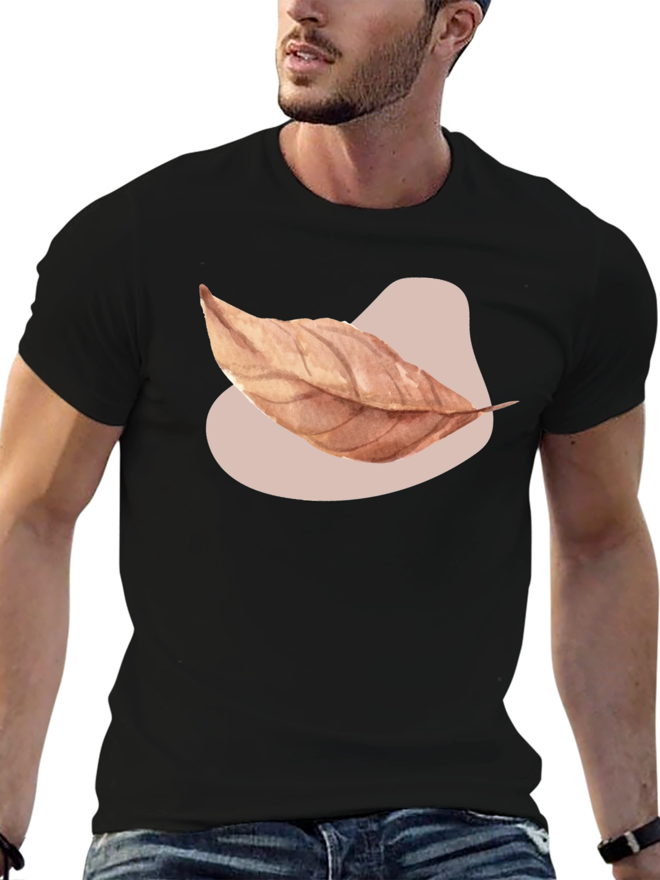 Autumn Leaf Graphic Tee - Stylish Casual Wear