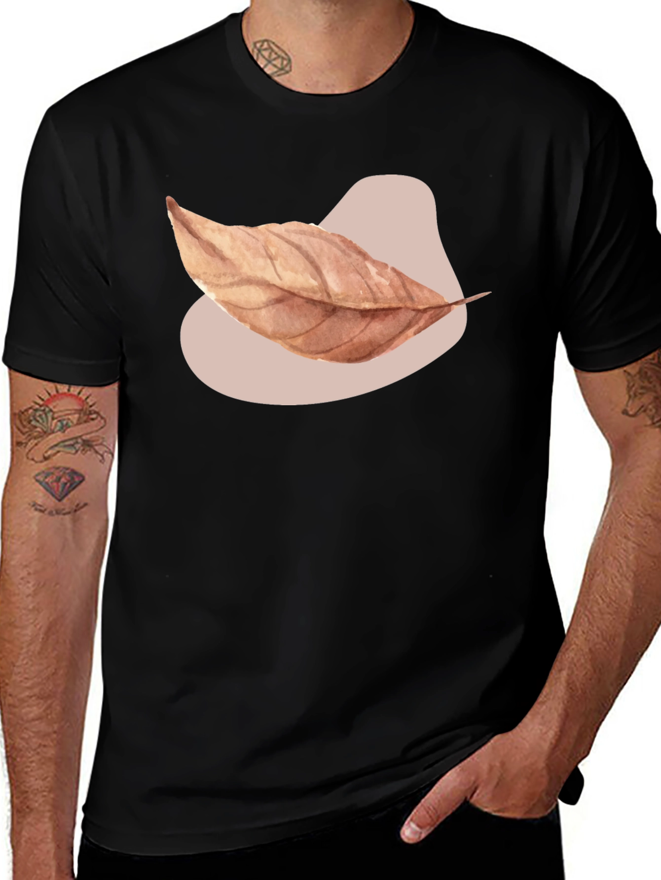 Autumn Leaf Graphic Tee - Stylish Casual Wear