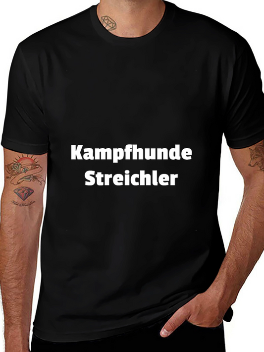 Kampfhund Streichler Black T-Shirt