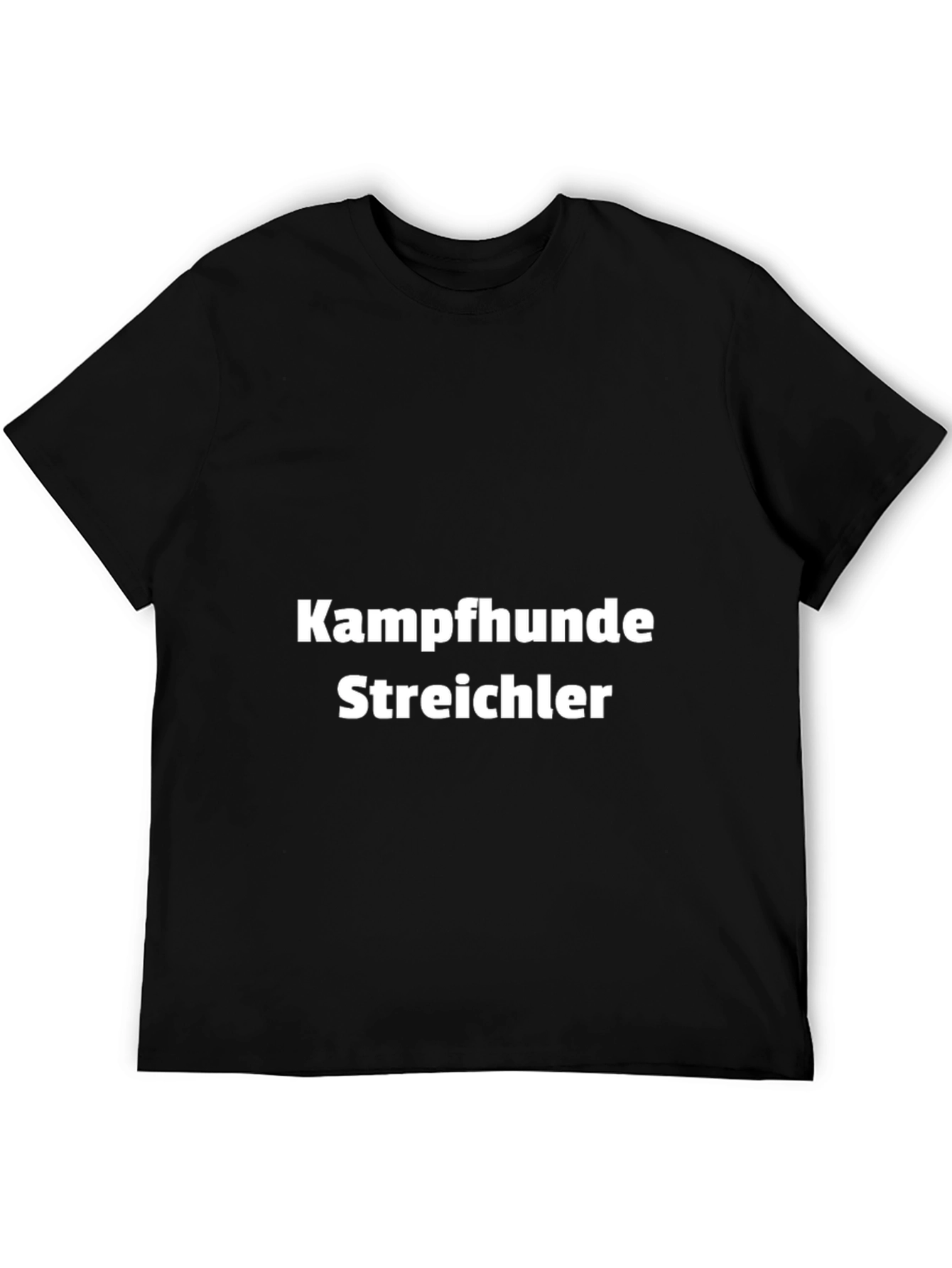 Kampfhund Streichler Black T-Shirt