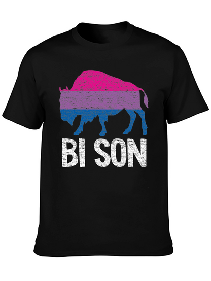 Bison Bi Pride T-Shirt - LGBTQ+ Pride Apparel