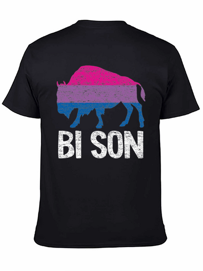 Bison Bi Pride T-Shirt - LGBTQ+ Pride Apparel