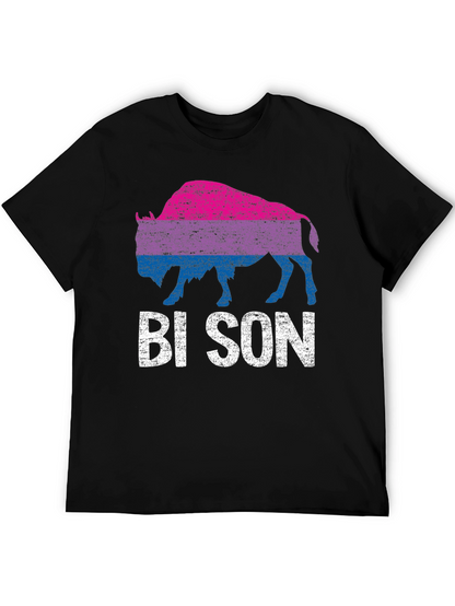 Bison Bi Pride T-Shirt - LGBTQ+ Pride Apparel