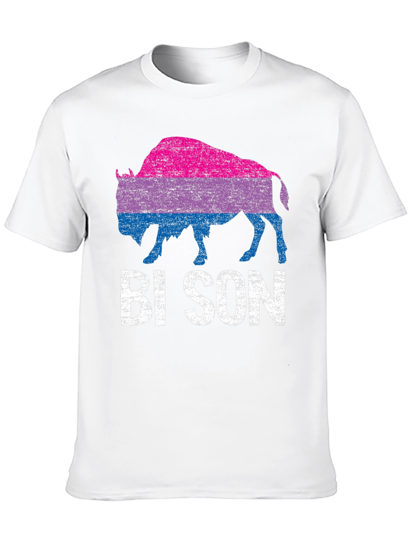 Bison Bi Pride T-Shirt - LGBTQ+ Pride Apparel