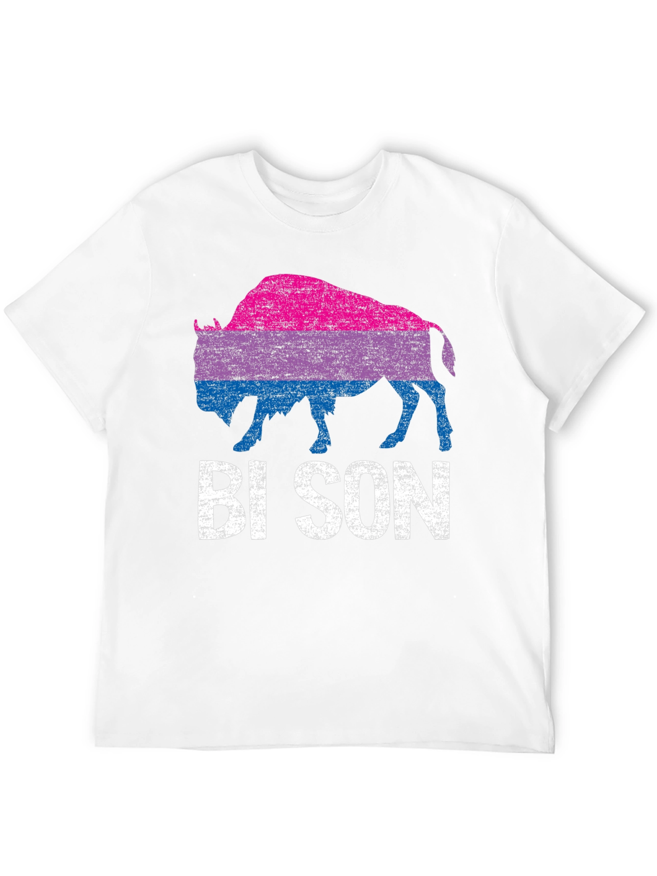 Bison Bi Pride T-Shirt - LGBTQ+ Pride Apparel