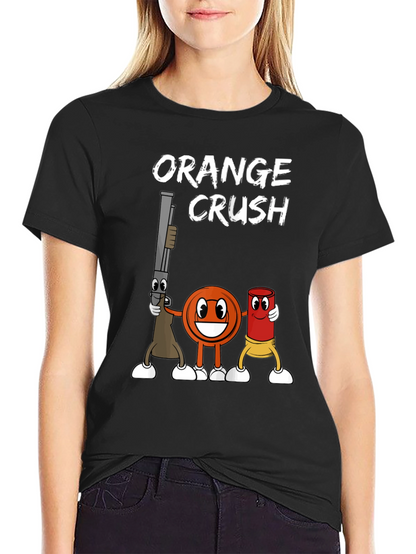 Orange Crush Clay Target Shooting T-Shirt