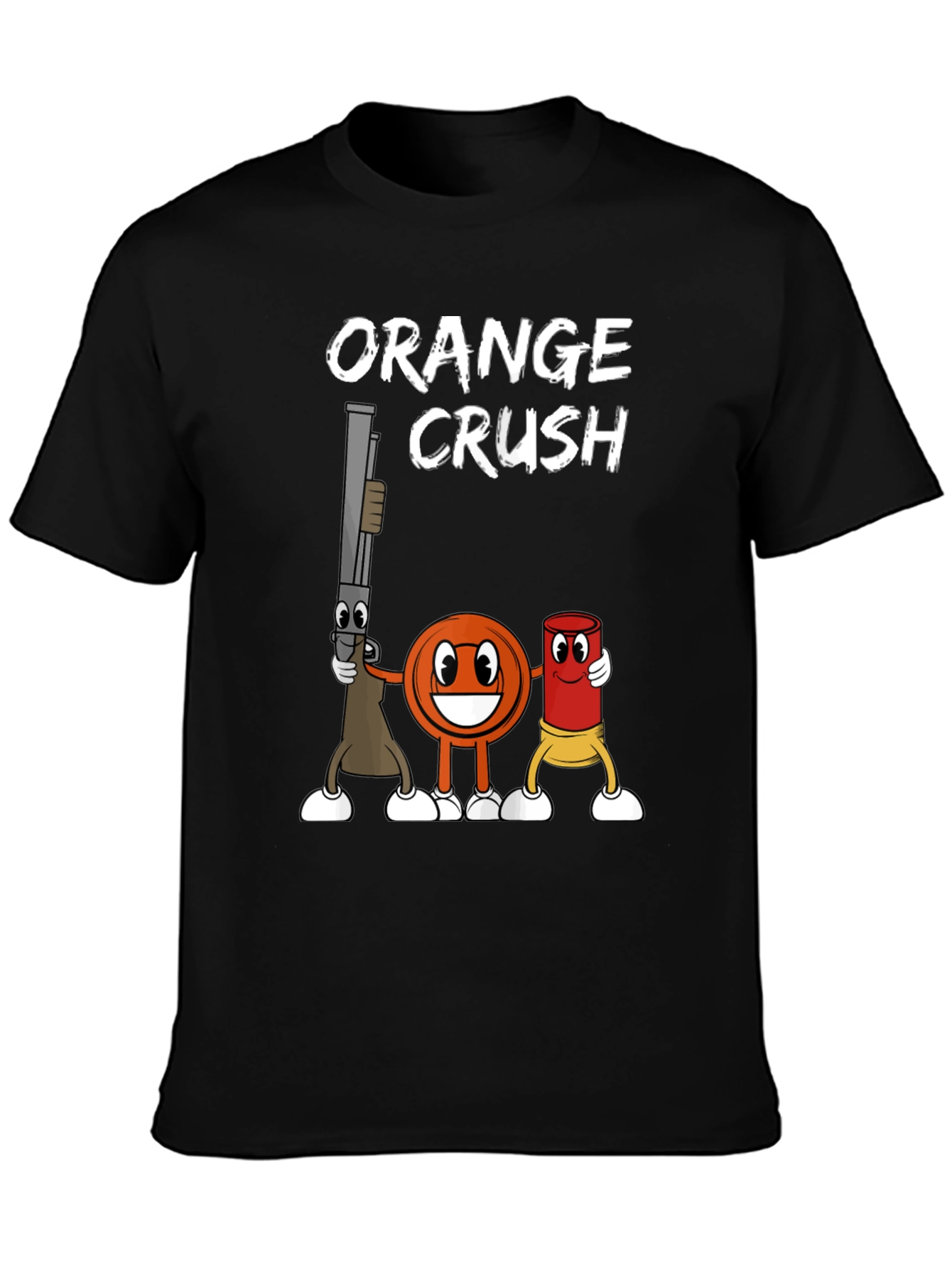 Orange Crush Clay Target Shooting T-Shirt