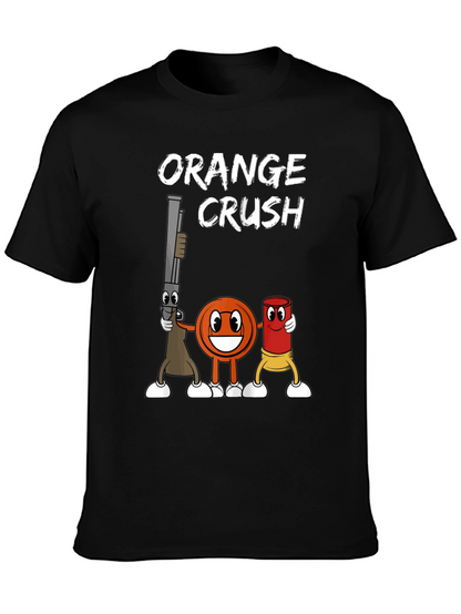 Orange Crush Clay Target Shooting T-Shirt