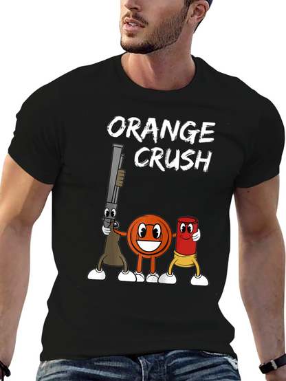 Orange Crush Clay Target Shooting T-Shirt