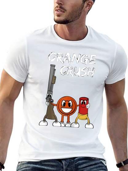 Orange Crush Clay Target Shooting T-Shirt