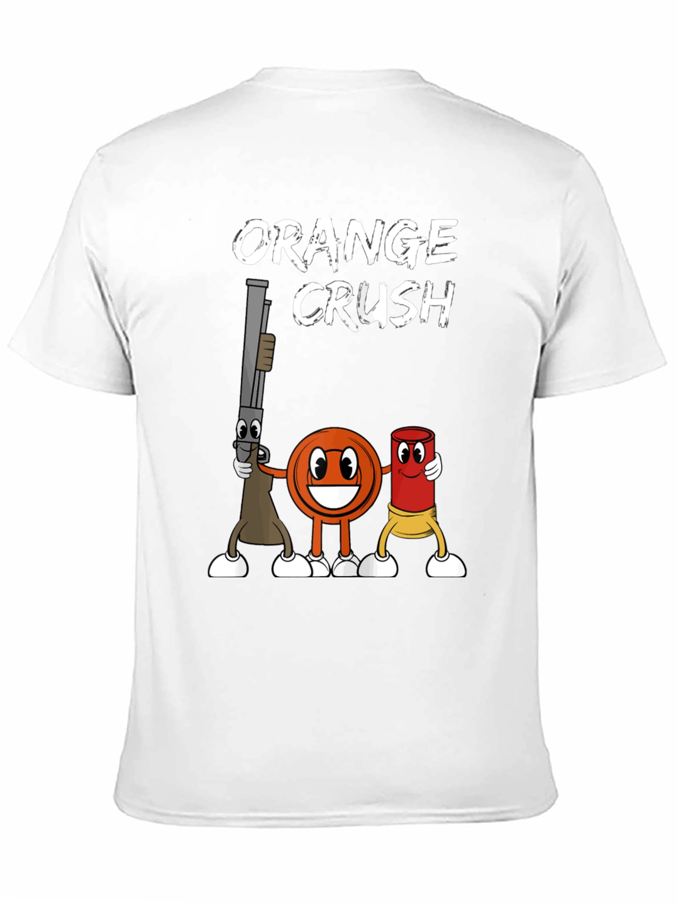 Orange Crush Clay Target Shooting T-Shirt
