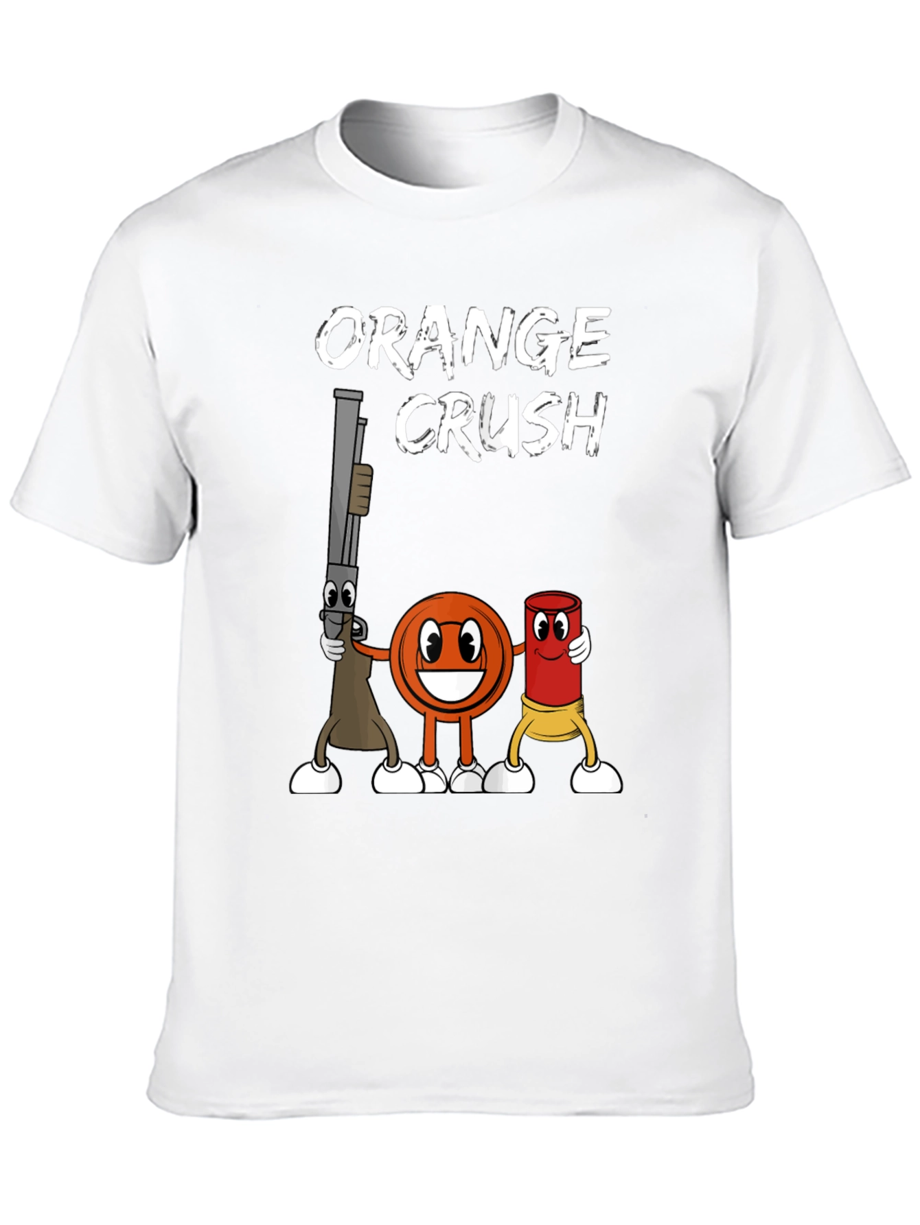 Orange Crush Clay Target Shooting T-Shirt