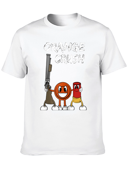 Orange Crush Clay Target Shooting T-Shirt