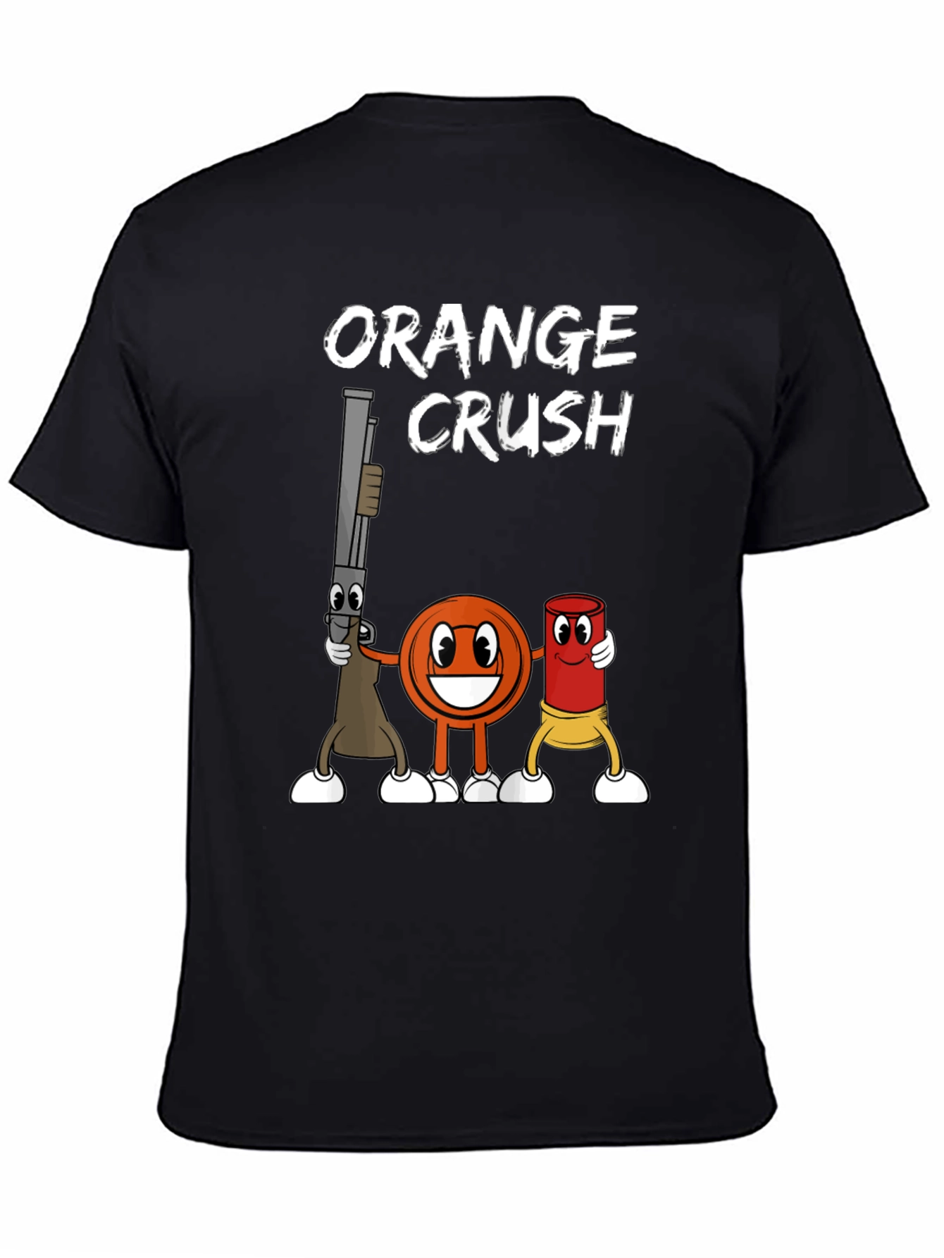 Orange Crush Clay Target Shooting T-Shirt