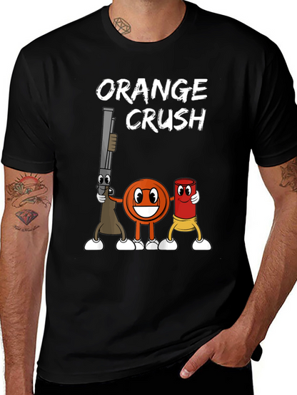 Orange Crush Clay Target Shooting T-Shirt