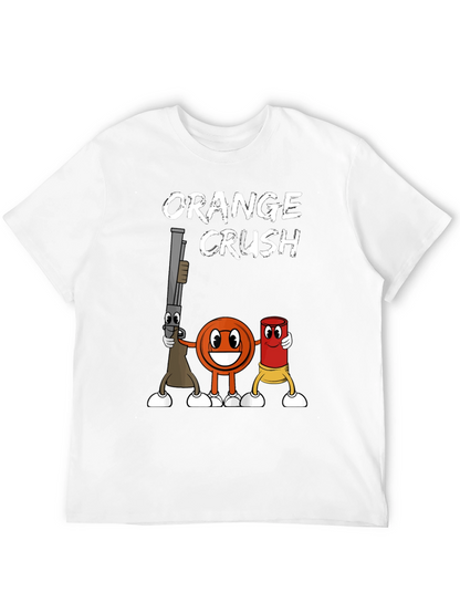 Orange Crush Clay Target Shooting T-Shirt