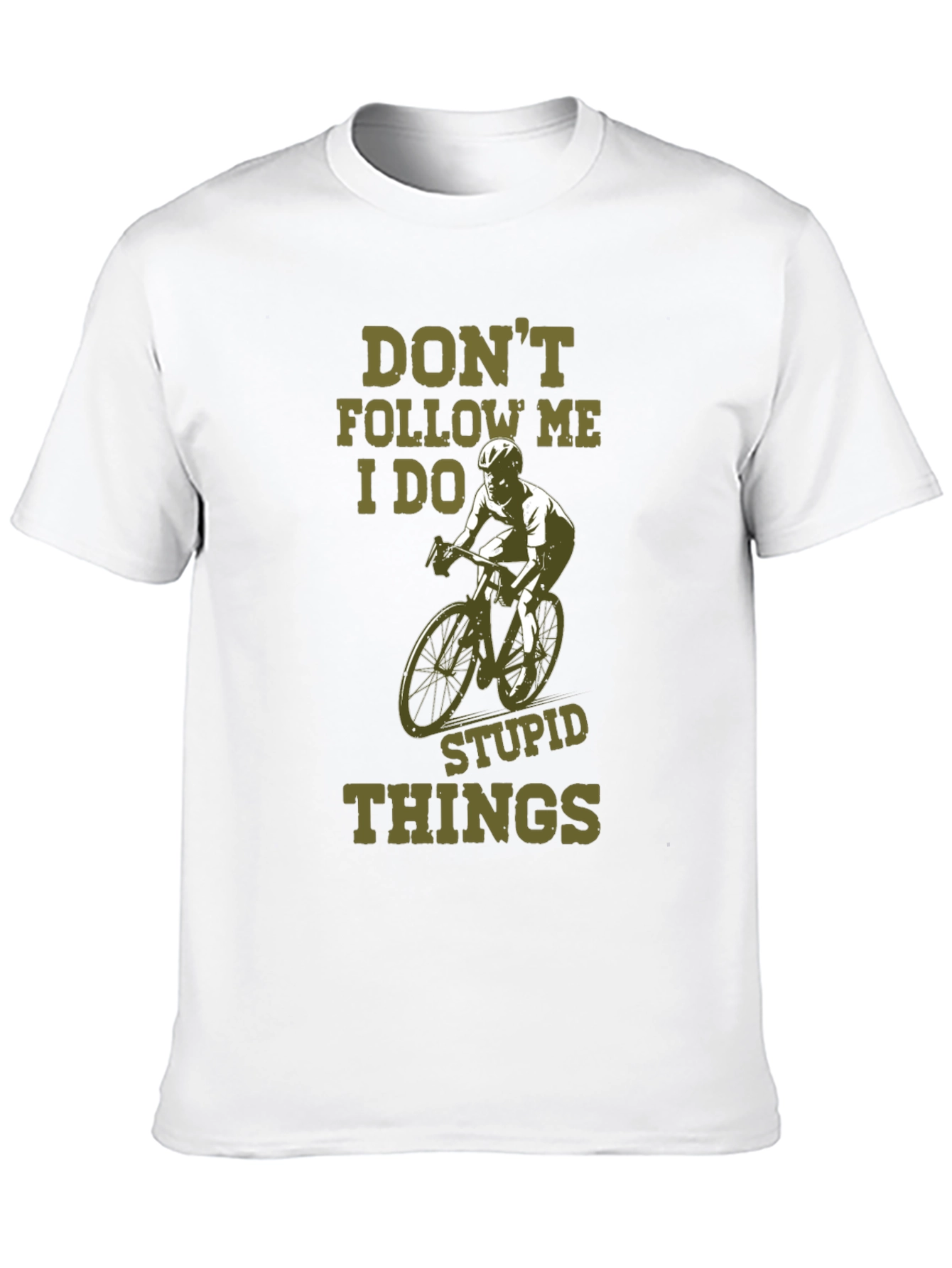 Dont Follow Me Funny Cycling T-Shirt