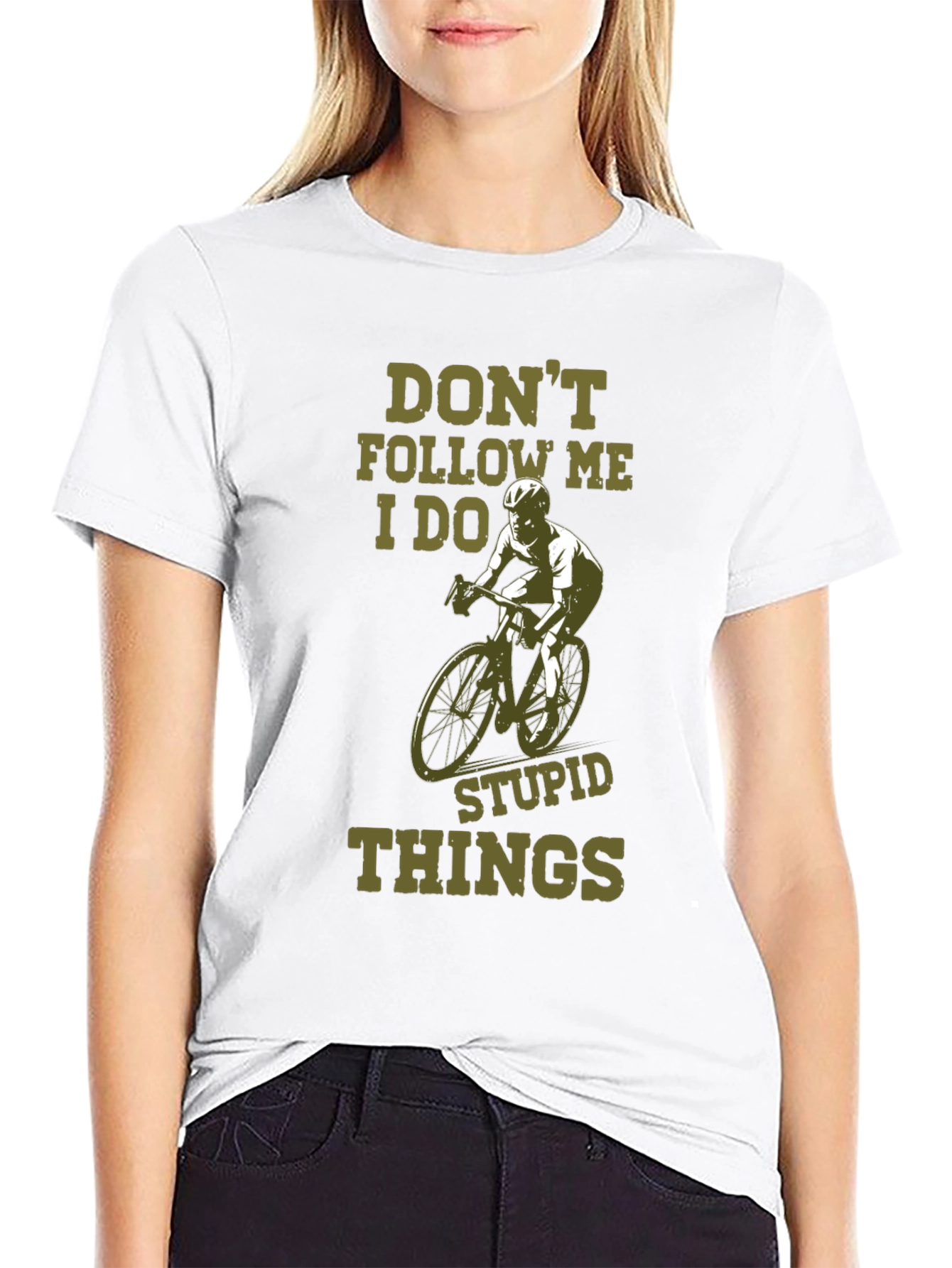 Dont Follow Me Funny Cycling T-Shirt
