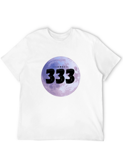 333 Moon Phase Graphic Tee - Black