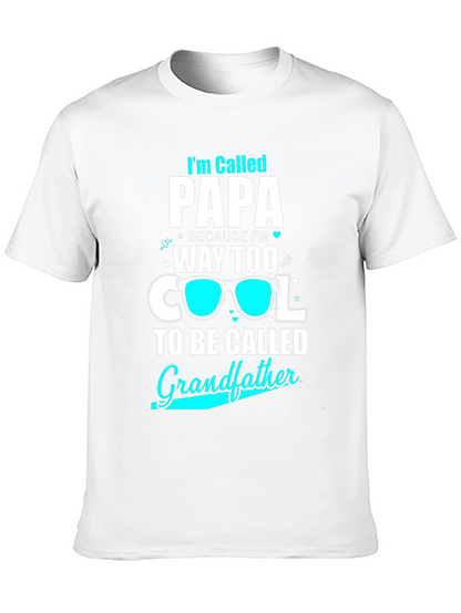 Cool Papa T-Shirt: Grandfather Humor Tee