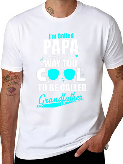 Cool Papa T-Shirt: Grandfather Humor Tee