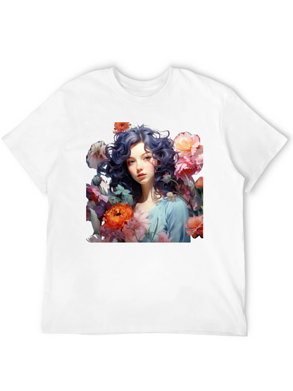 Floral Art T-Shirt: Whimsical Beauty
