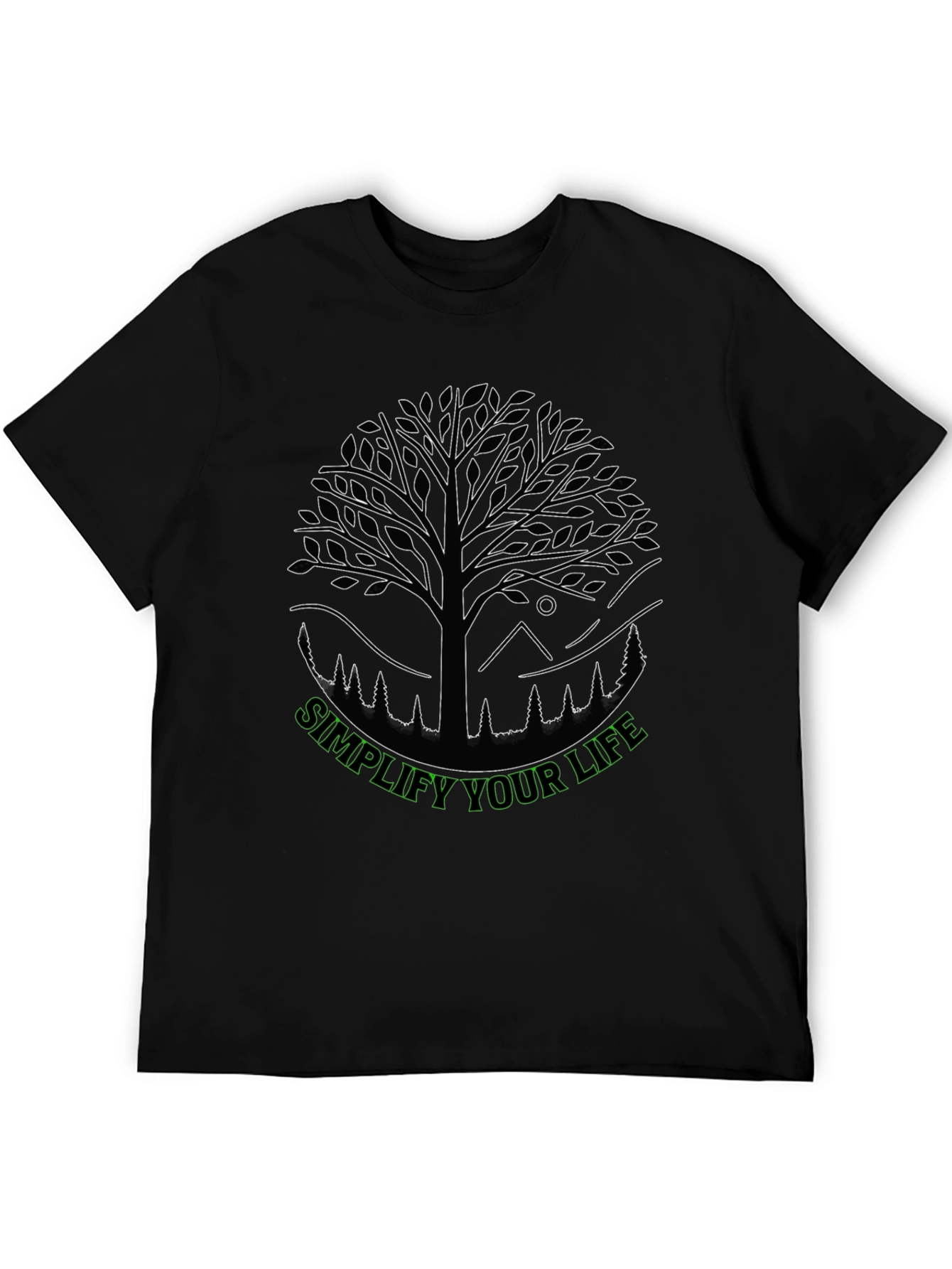 Simplify Your Life Tee - Nature Inspired Graphic T-Shirt