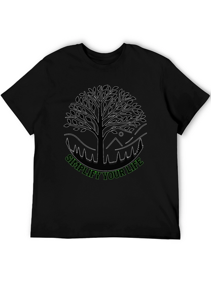 Simplify Your Life Tee - Nature Inspired Graphic T-Shirt