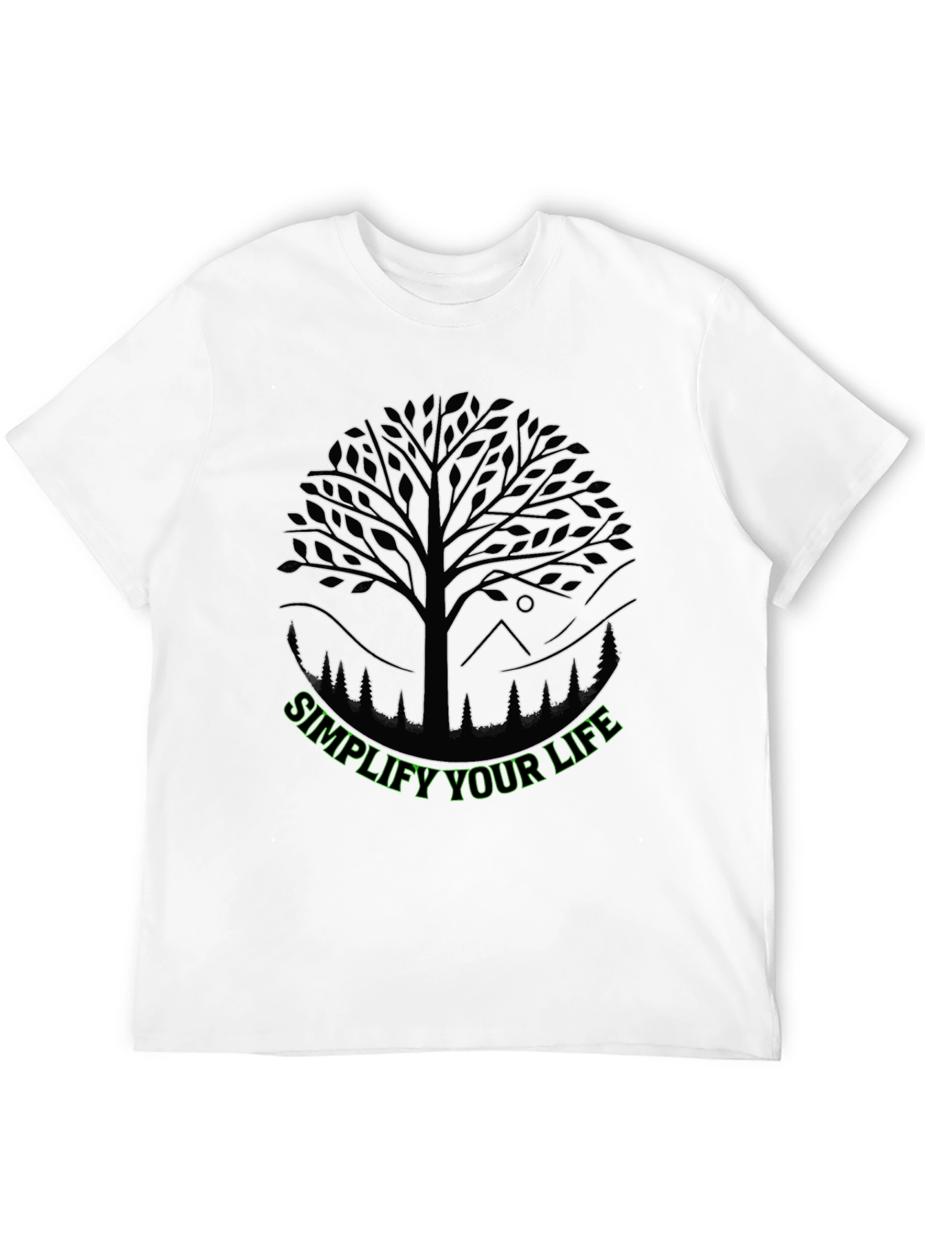 Simplify Your Life Tee - Nature Inspired Graphic T-Shirt