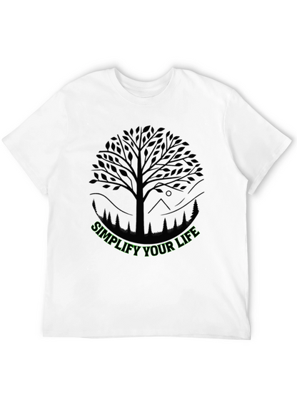 Simplify Your Life Tee - Nature Inspired Graphic T-Shirt
