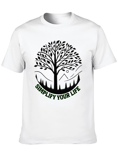 Simplify Your Life Tee - Nature Inspired Graphic T-Shirt