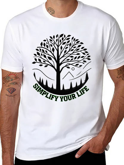 Simplify Your Life Tee - Nature Inspired Graphic T-Shirt