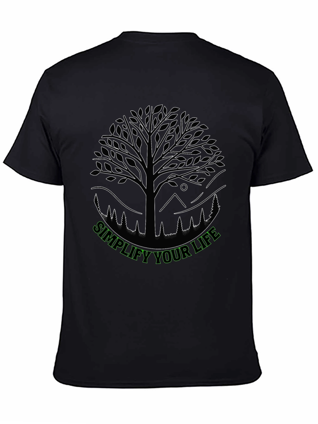 Simplify Your Life Tee - Nature Inspired Graphic T-Shirt
