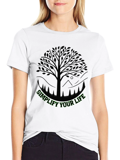 Simplify Your Life Tee - Nature Inspired Graphic T-Shirt