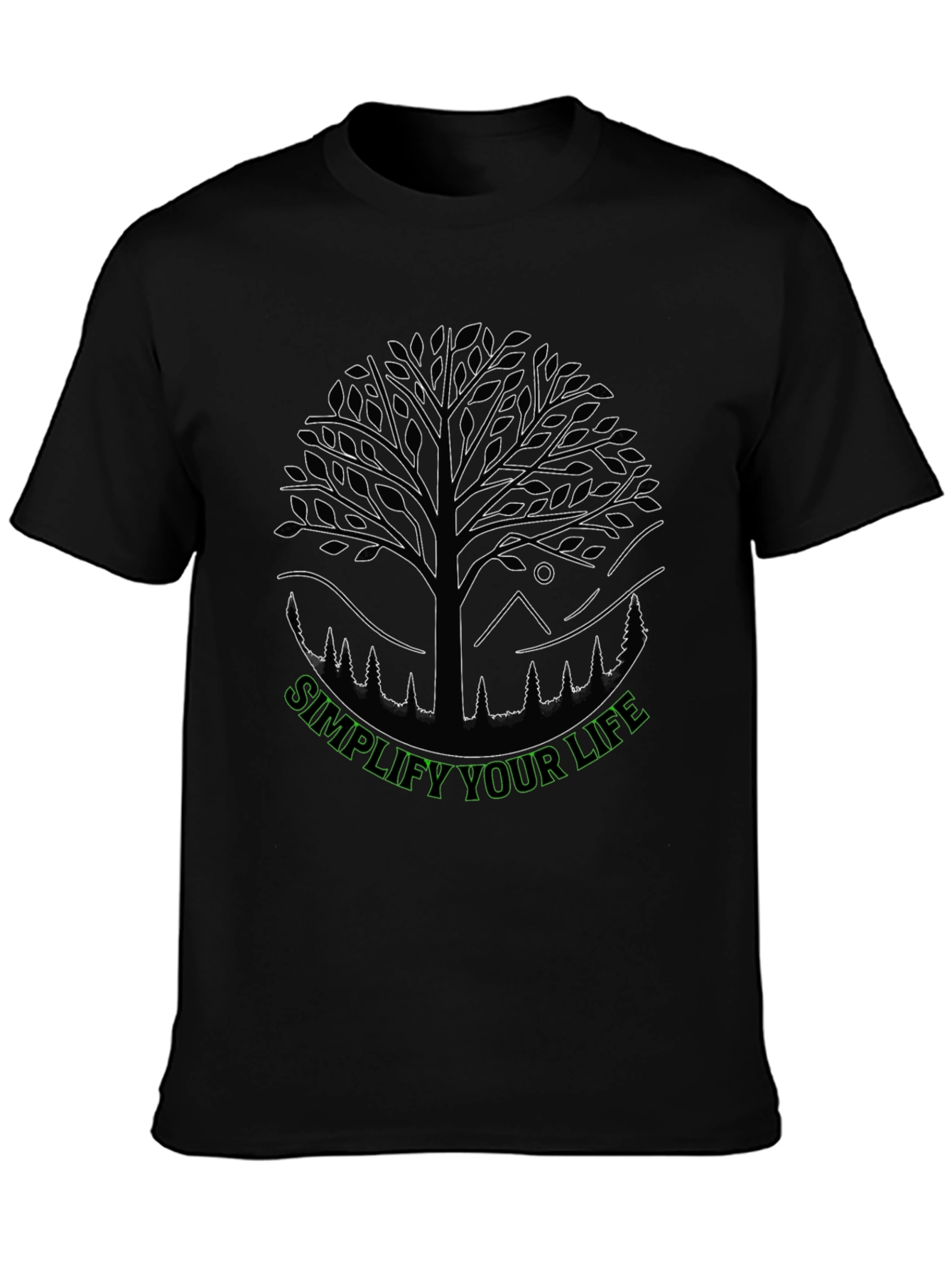 Simplify Your Life Tee - Nature Inspired Graphic T-Shirt