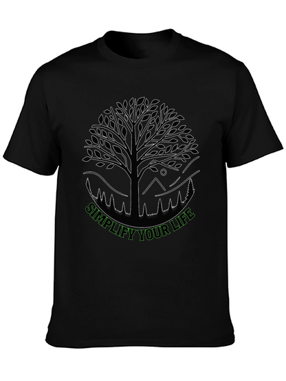 Simplify Your Life Tee - Nature Inspired Graphic T-Shirt